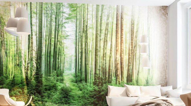 Fototapety – motywy natury w naszych wnętrzach